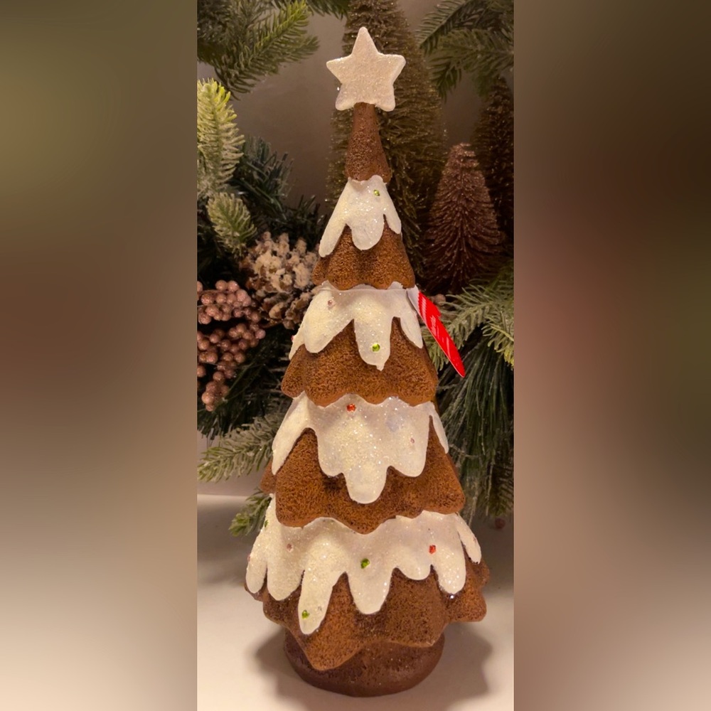 Martha Stewart Frosted Gingerbread Tree